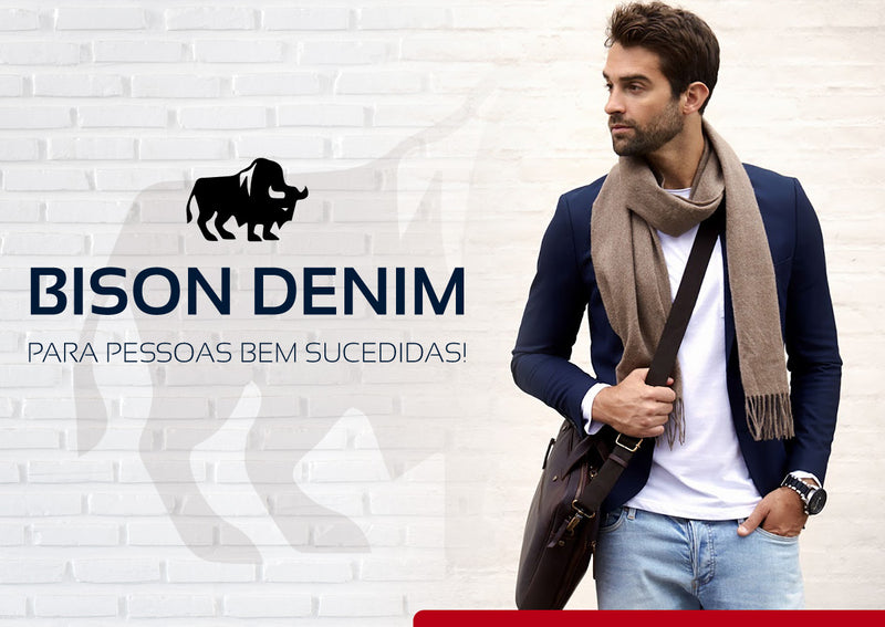 Produtos Bison Denim para pessoas bem sucedidas