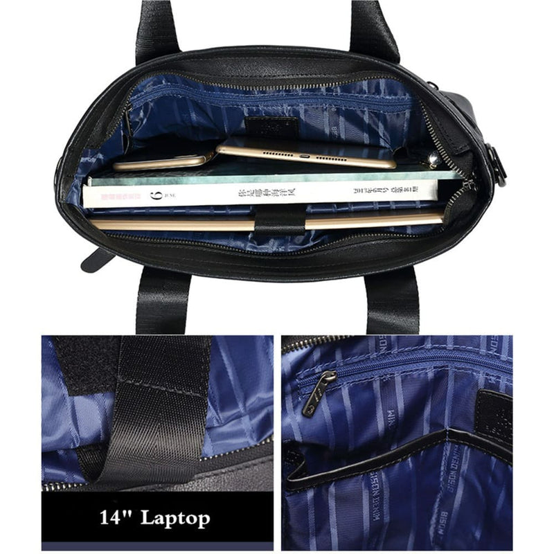 Bolsa Carteiro Bison Denim Masculina Couro Legítimo Modelo Marx